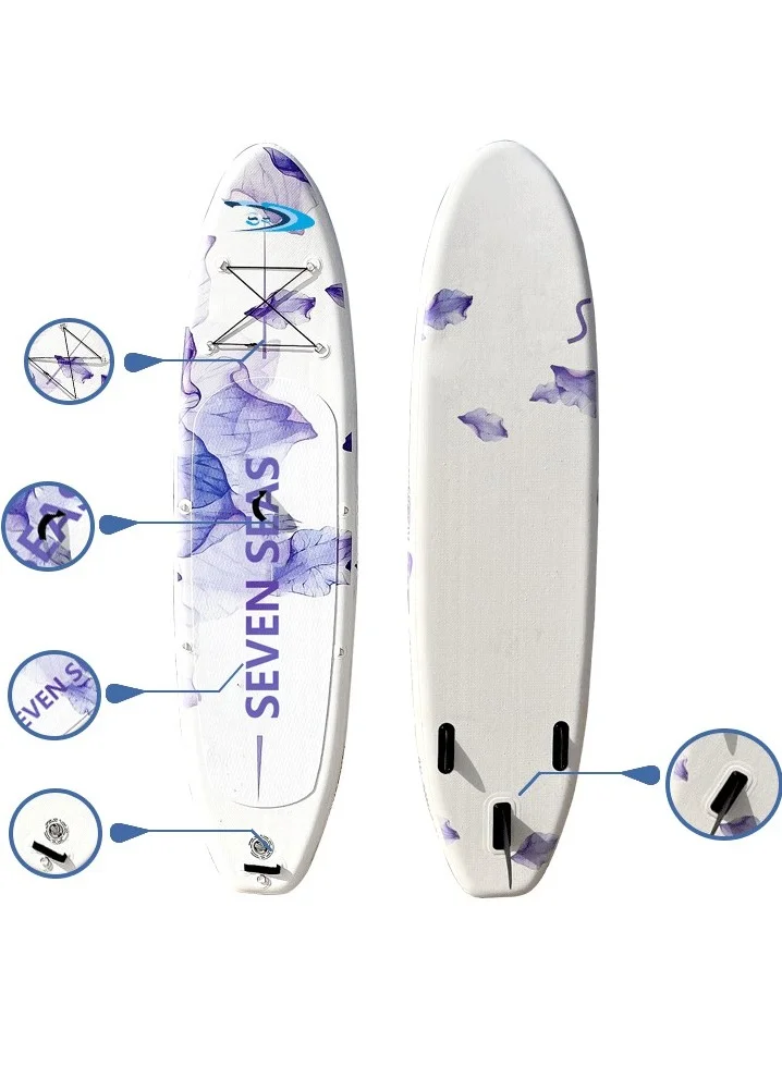 SS WATER SPORTS Silky Stand Up Paddle Board (Premium Inflatable SUP, 323cm x 81cm x 15cm) 6ypie