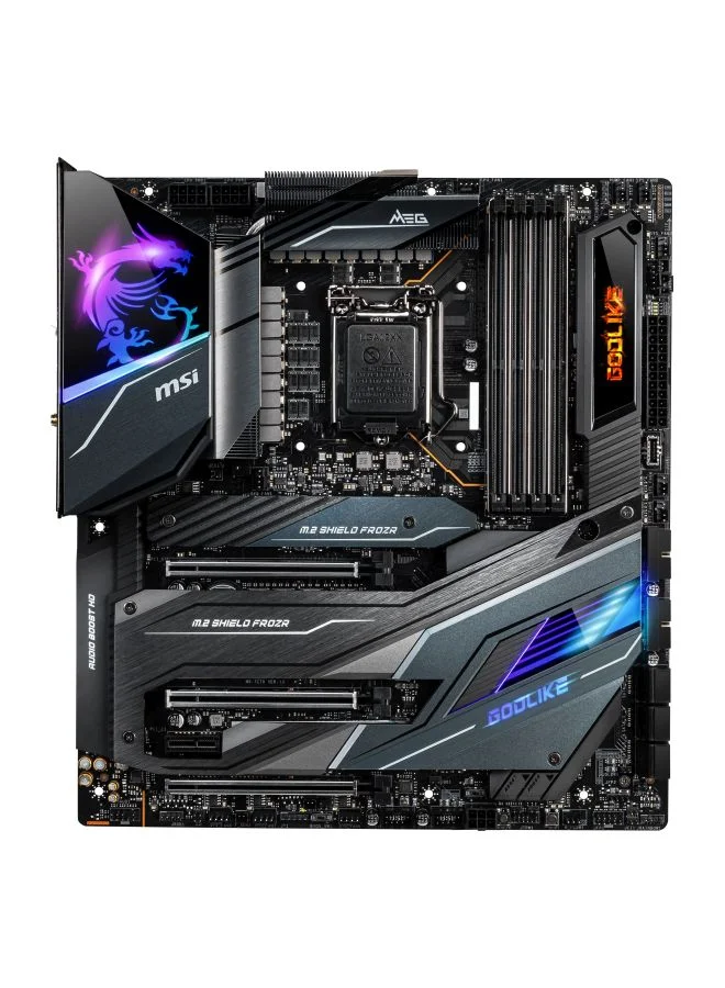 Premium E-ATX Gaming Motherboard for Intel LGA1200 Processors with 17-Phase VRM, Wi-Fi 6, Thunderbolt 3, and OLED Display (128GB DDR4 Support) wv95a
