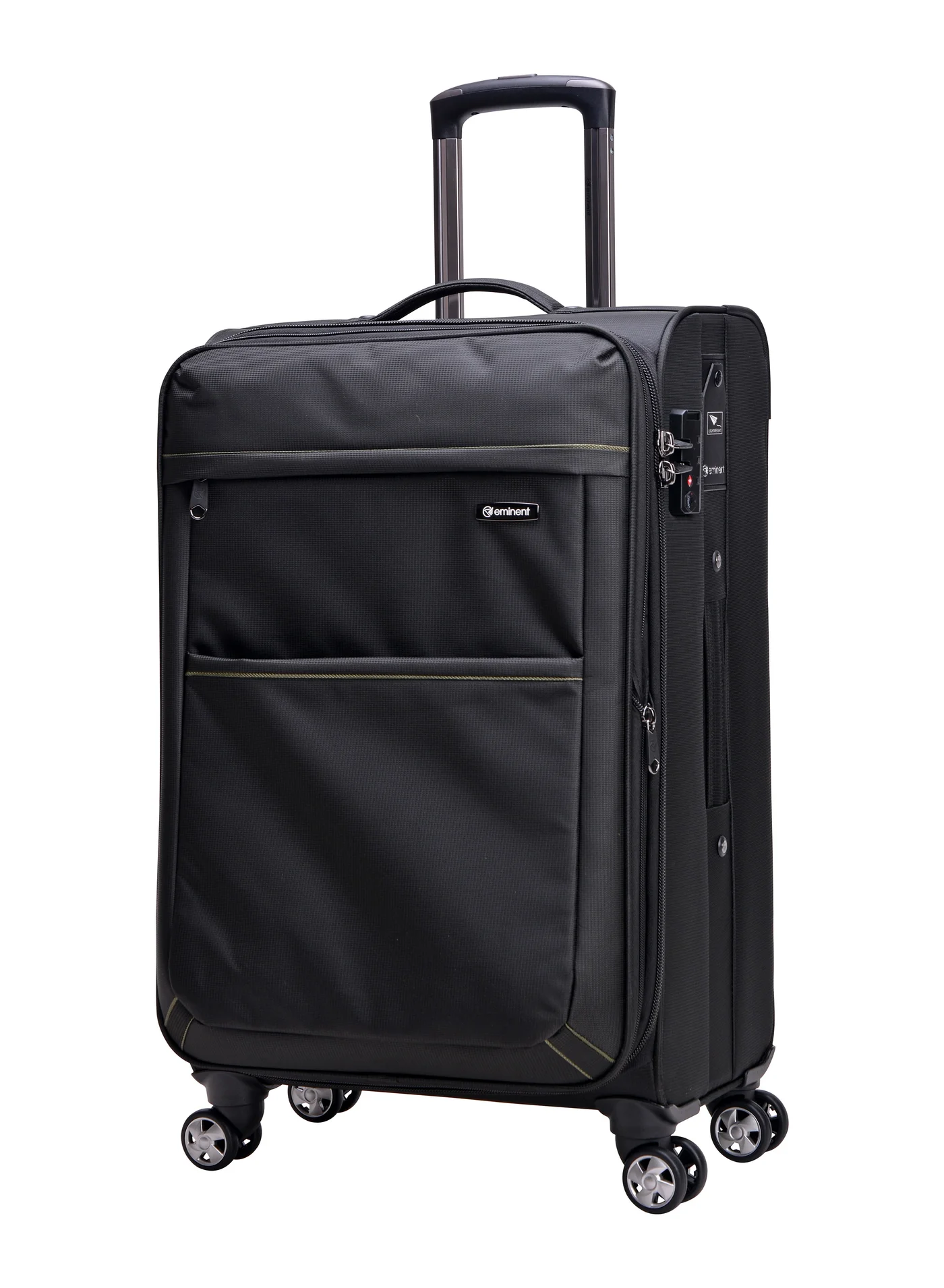 Eminent Soft Shell Expandable Travel Luggage Trolley with TSA Lock and 4 Spinner Wheels (Unisex, 60 cm) q0x7w