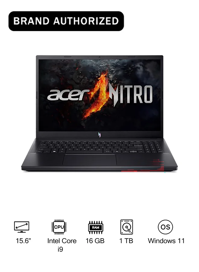 Premium Gaming Laptop 15.6-inch FHD 165Hz Display, Intel Core i9, 16GB RAM, 1TB SSD, Dedicated Graphics, Backlit Keyboard (Obsidian Black) mpl3q