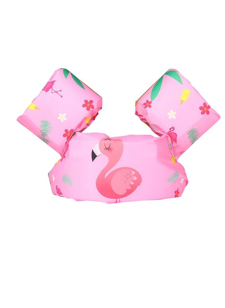 Bluejw Flamingo Print Toddler Swimming Life Jacket Premium Buoyancy Aid for Kids (Pink, Small) u4w77
