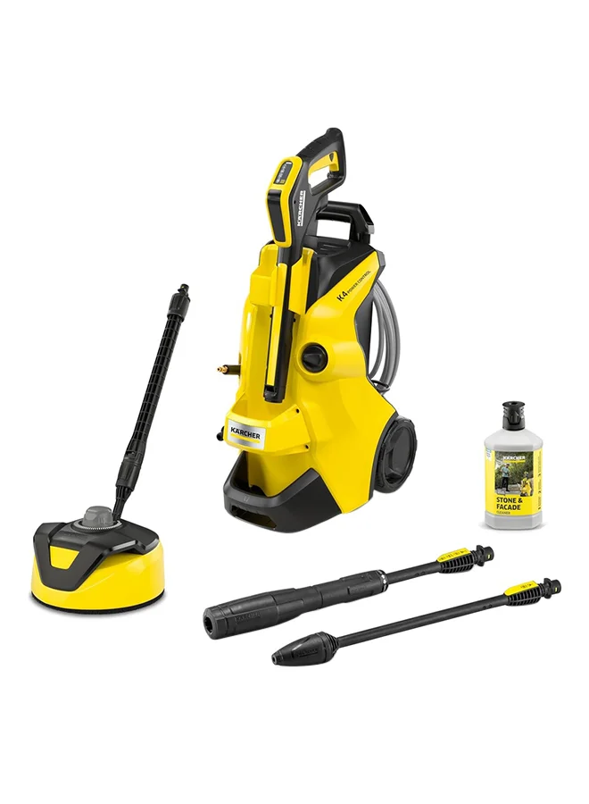 Premium Electric Pressure Washer with Telescopic Handle and Home Cleaning Kit (130 Bar, 420 L/h) 27mmf