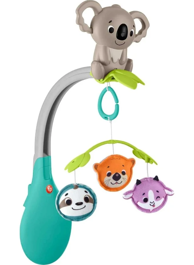 3-in-1 Musical Crib and Stroller Mobile Toy for Infants (Multicolor, 30 cm) cwsjp