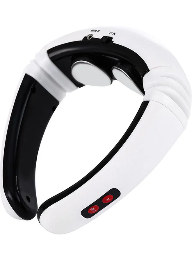 Premium Electromagnetic Neck Massager Device for Muscle Relief and Relaxation (Portable, Ergonomic Design) wqcbc