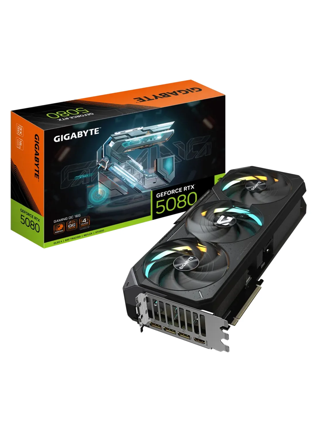 Premium Gaming Graphics Card 16GB GDDR7 Overclocked Edition (Black, 16GB) 25j81