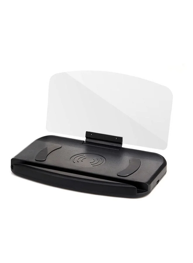 MUNTAQI Wireless HUD Navigation Bracket Premium Dashboard Phone Holder for Safe Driving (Universal, 16 cm) 7ozuh