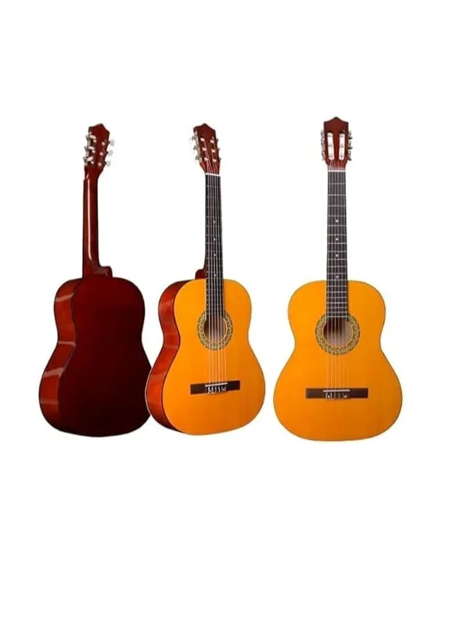 Megarya Silent Classical Guitar Premium Wood Acoustic Instrument (39 inch) juyoh