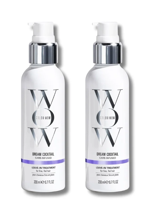 Color Wow Dream Cocktail Carb-Infused Leave-In Volumizer for Fine Hair (200 mL, Pack of 2) y4rpn