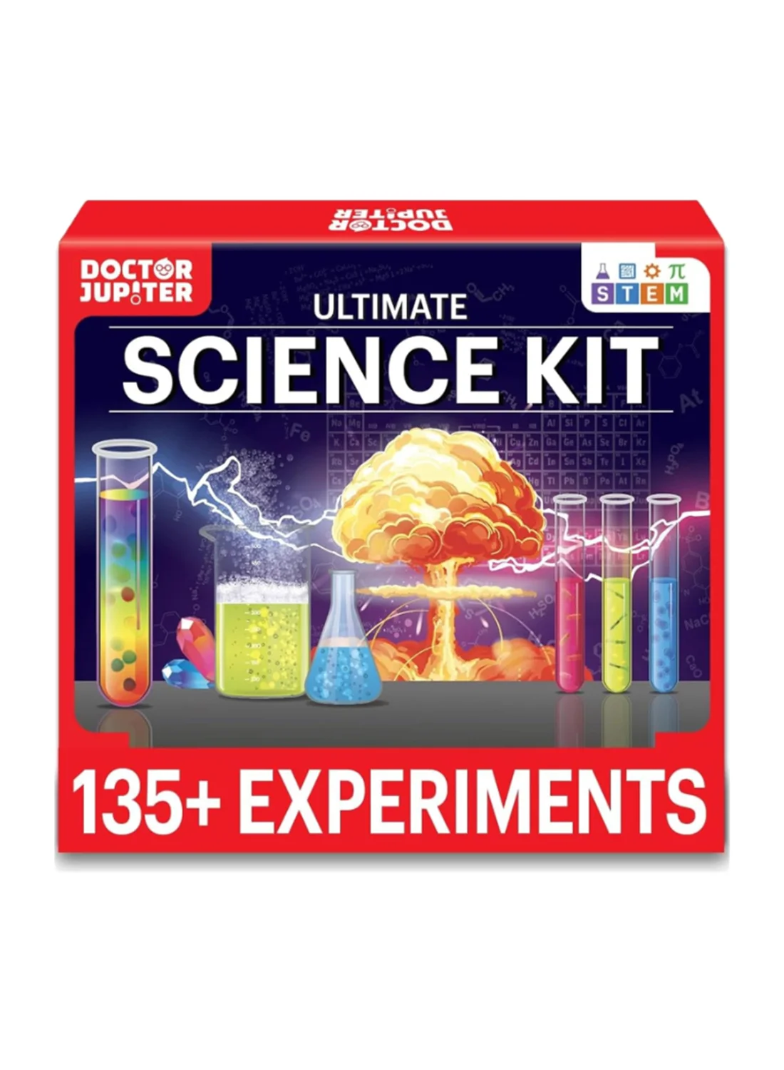 Doctor Jupiter Science Experiment Kit for Kids Educational STEM Learning Activity Set (135 Experiments) 12n9q