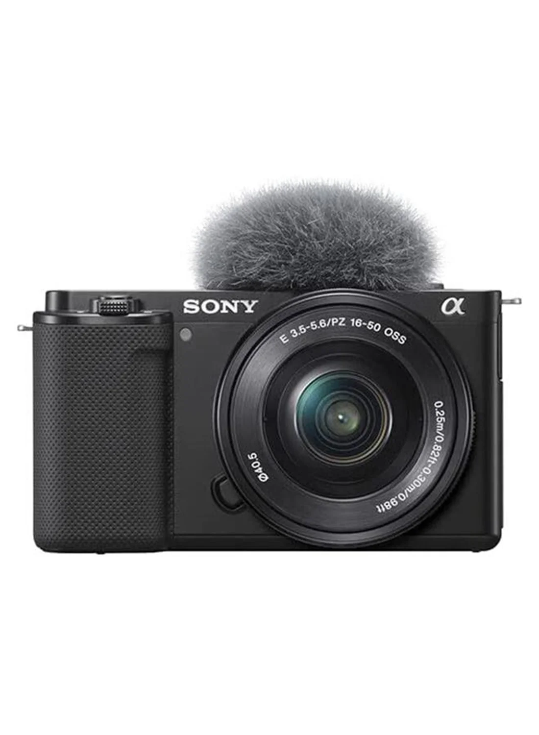 Premium Interchangeable Lens Vlog Digital Camera with 16-50 mm Lens (Black, 24.2 MP) c72u4