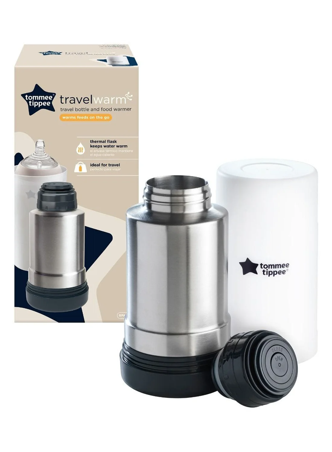Portable Baby Food and Milk Warmer (Silver, 1 Unit) mycpo
