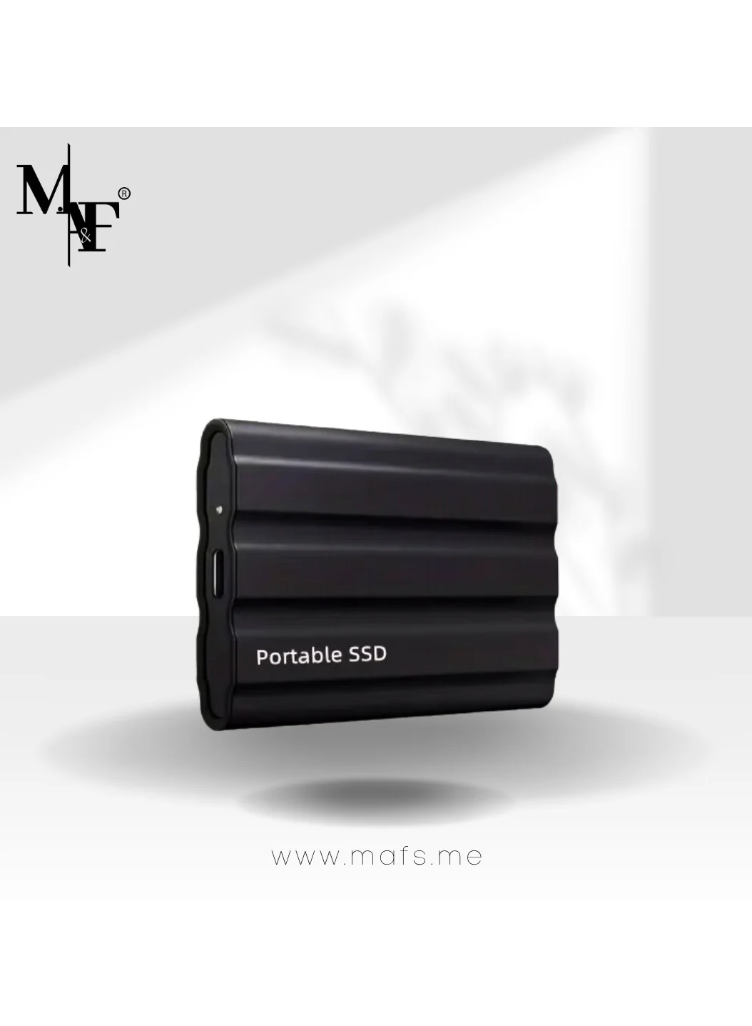 M.A&F's Portable External SSD 2TB High-Speed Data Storage Drive (USB 3.1 to Type-C, Compatible with PC and Mac) 89w04