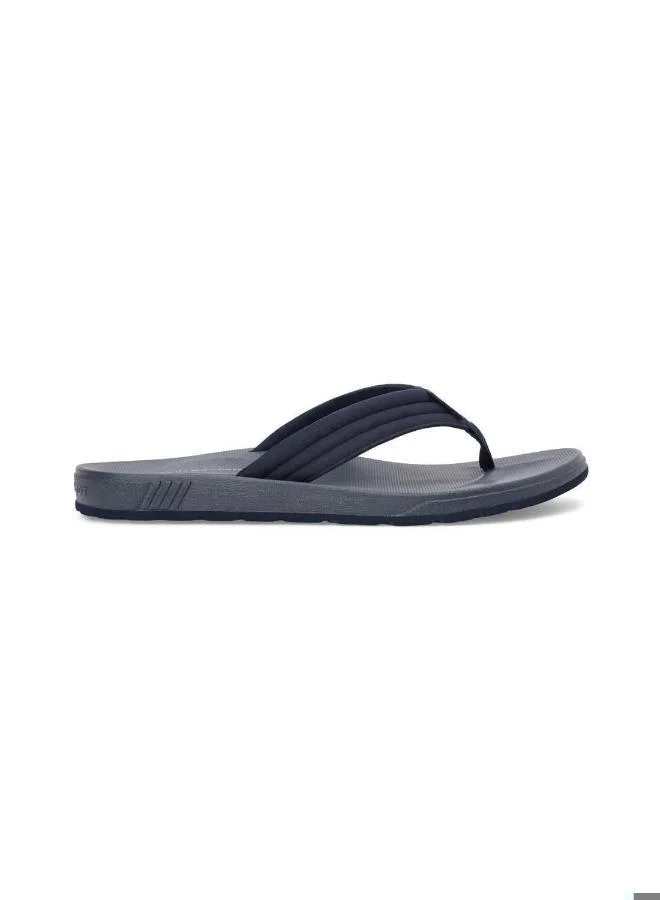 Premium Padded Strap Contoured Footbed Flip-Flops for Men (Black, 42 EU) kyx7s
