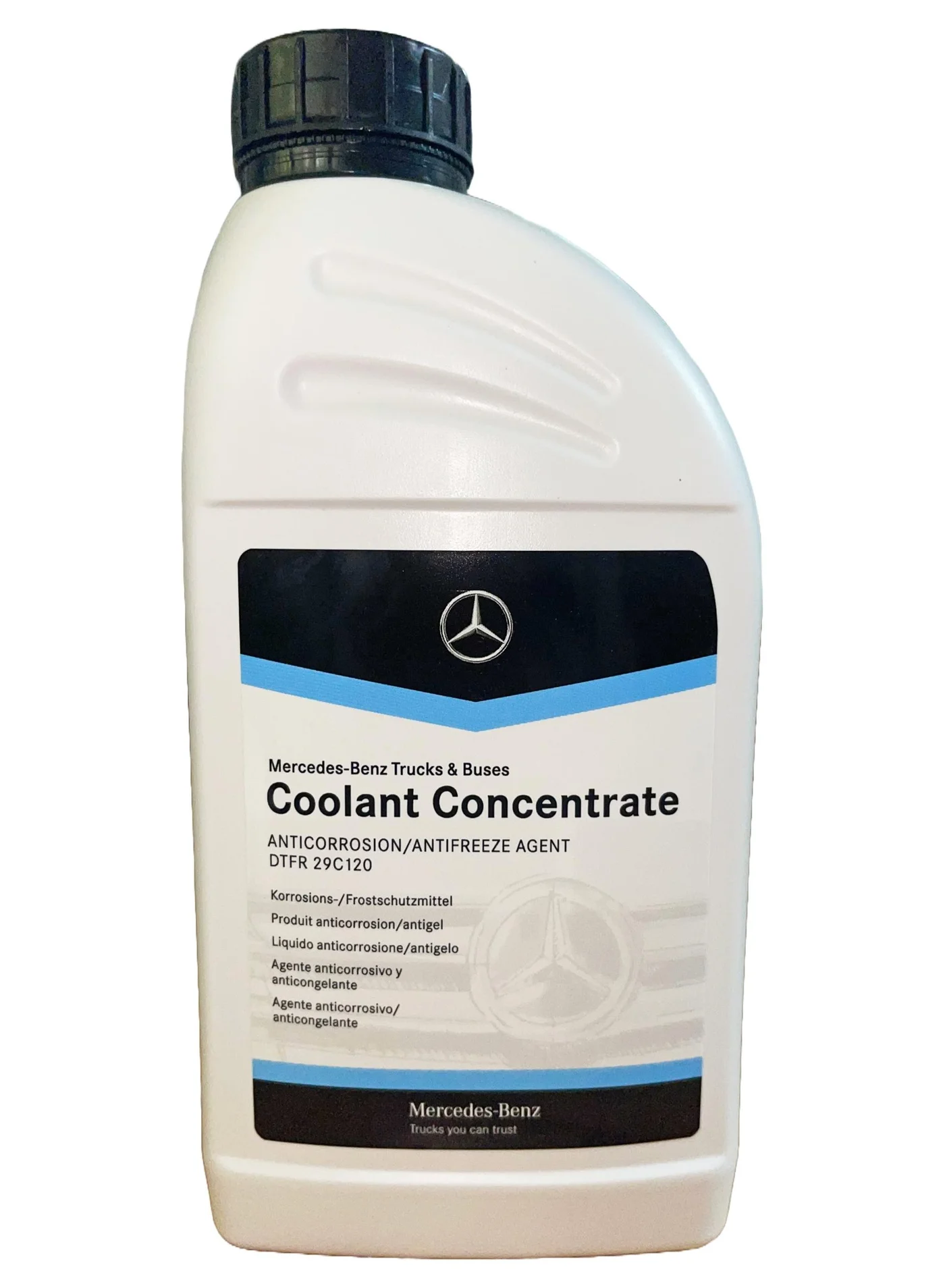 Premium Heavy-Duty Engine Coolant Concentrate (Red, 1L) for Commercial Trucks and Buses frupu