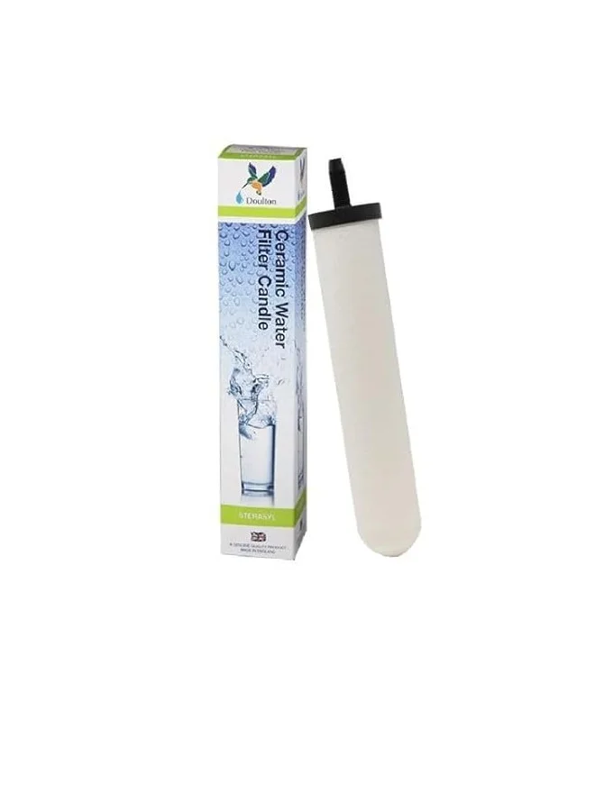 Premium Wall Mount Ceramic Water Filter System (Stainless Steel, 1-Stage Filtration) cia3m