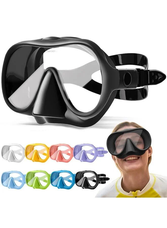 LAMAY Snorkel Set for Adults Frameless Anti-Fog Mask with Ultra Wide View (Macaron Pink, One Size) b9k05
