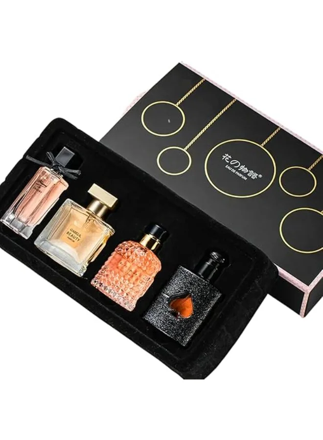 ATRJSZ Perfume Gift Set For Women, Long-Lasting Floral Aromatic Fragrance Collection, Premium Eau de Parfum Set for Daily Wear and Special Occasions (4 x 30 mL) z9wvi
