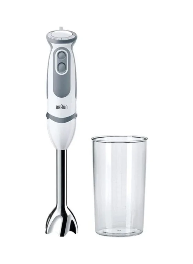 Premium Hand Blender 1000W High-Performance Immersion Kitchen Tool (White and Grey, 1000W) f206e