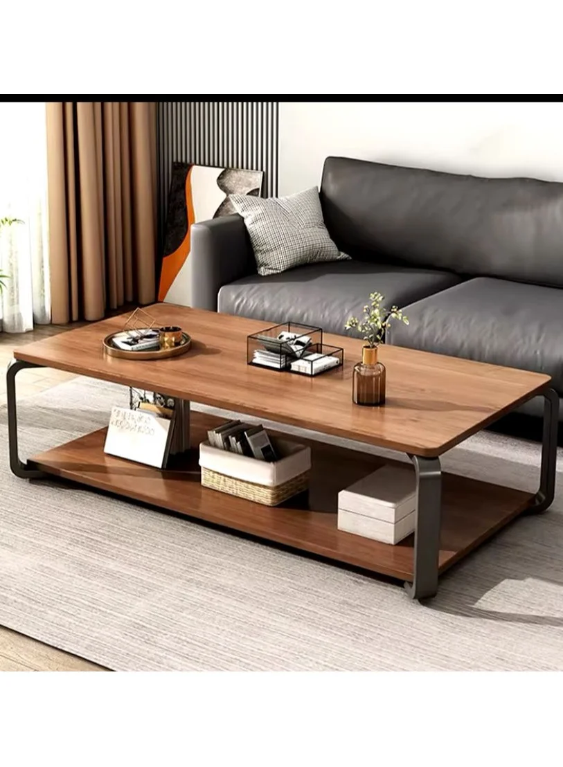 DubaiGallery 2-Tier Round Coffee Table Premium Accent Side Table for Living Room and Bedroom (45 cm x 50 cm) dyo02