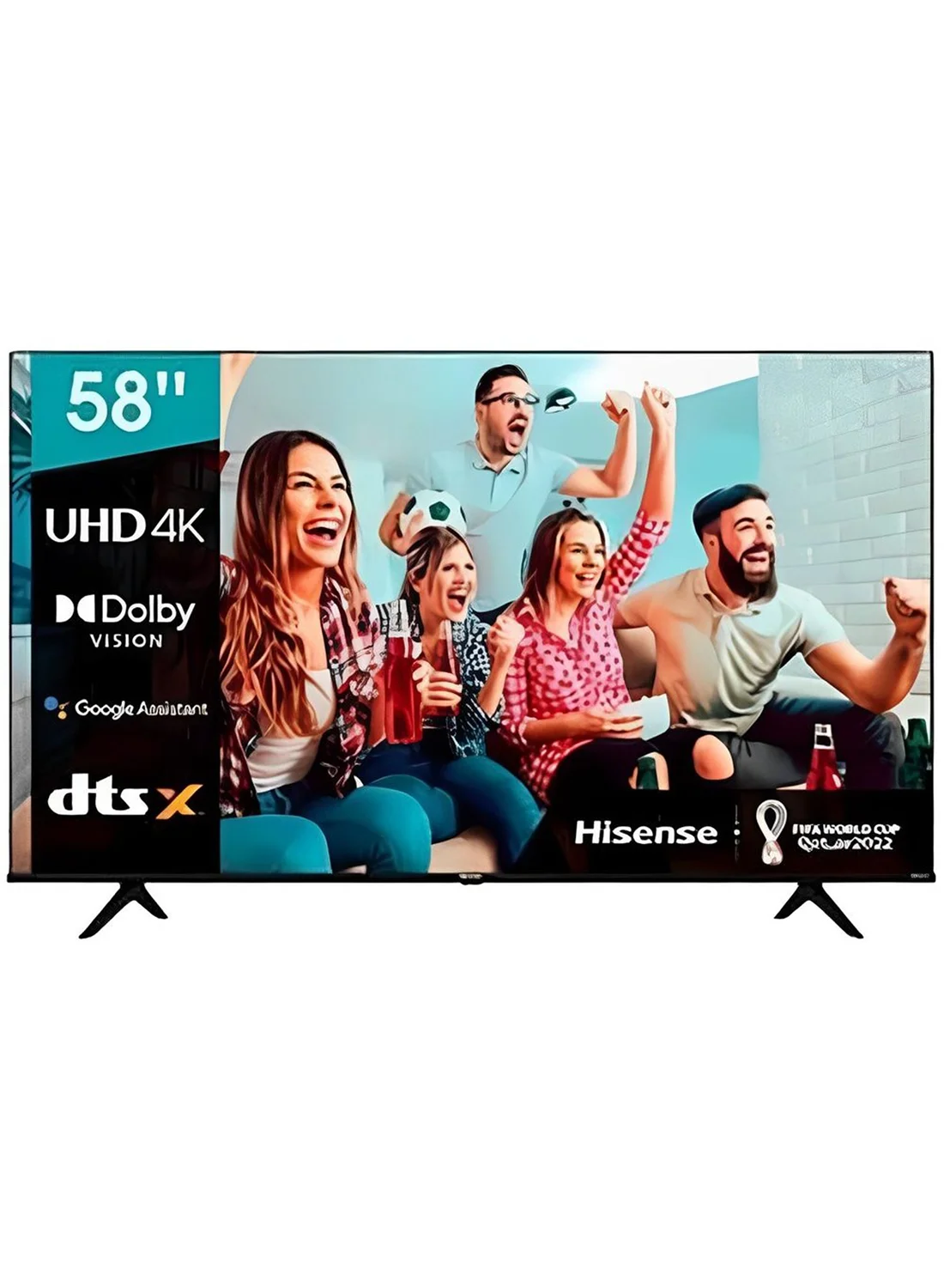 Premium 4K UHD Smart LED Television (58 Inch, Black) - High Definition Home Entertainment Display v4hda