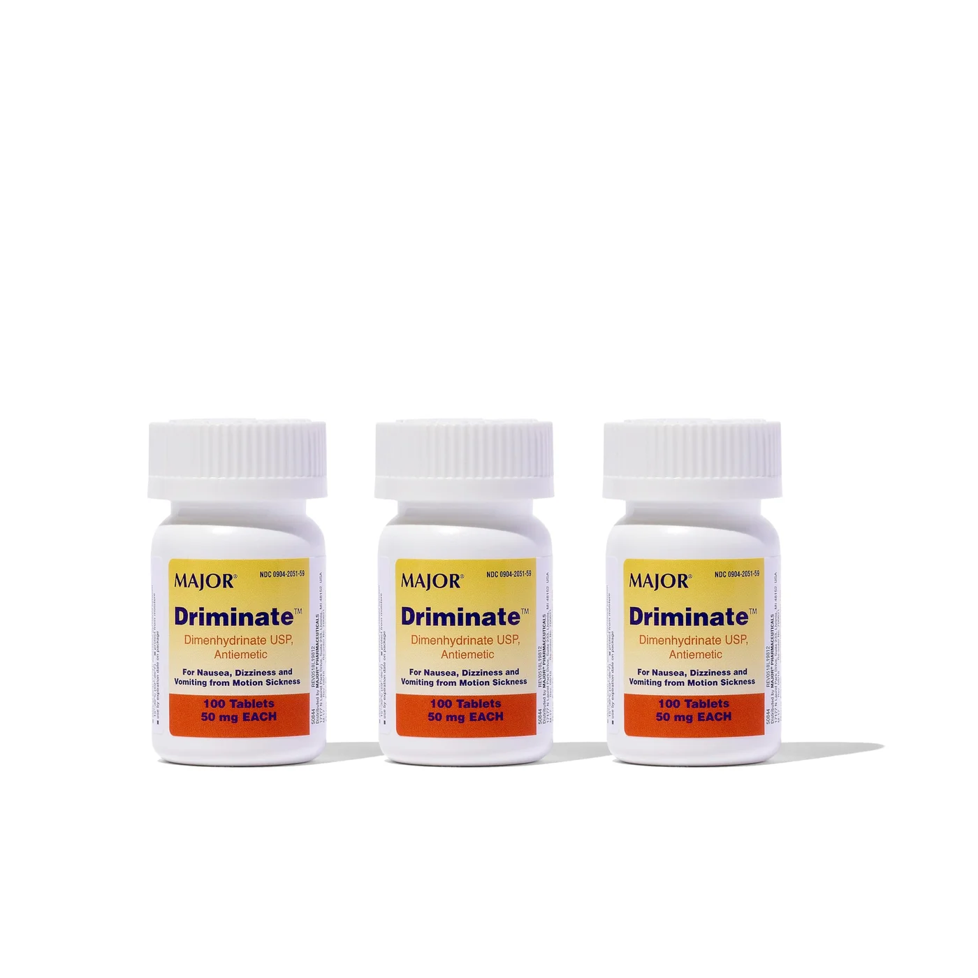 Dimenhydrinate Motion Sickness Relief Tablets (50mg, 300 Tablets Pack) djm5d