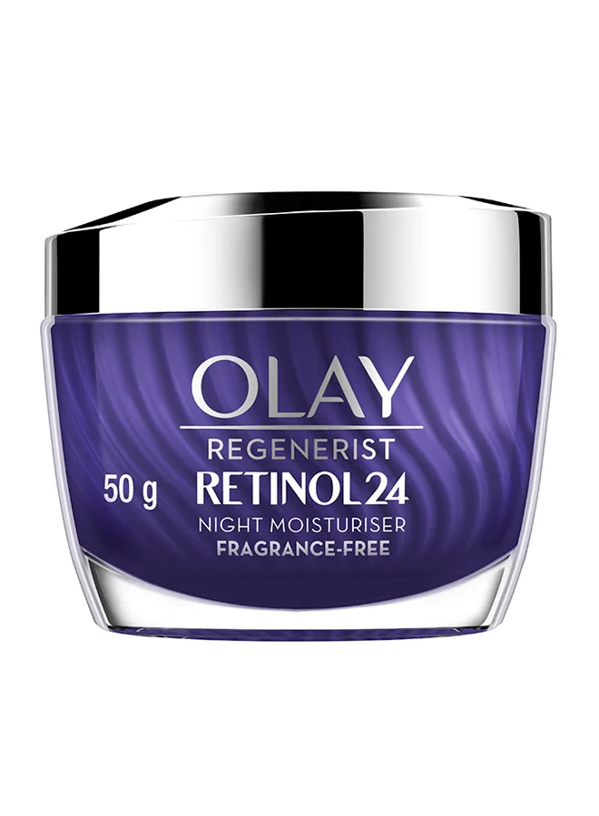 Olay Regenerist Retinol 24 Night Moisturizer Cream (Premium Hydrating Formula, 50g) wh5x0