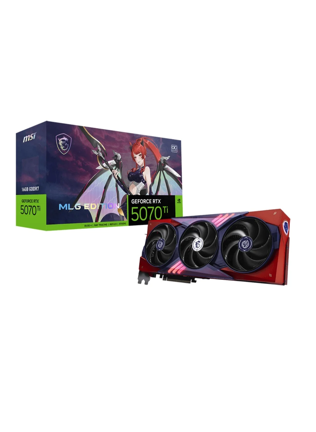 Premium High-Performance 16GB GDDR7 Graphics Card PCIe 5.0 RGB Gaming GPU (16GB) 4nzvt