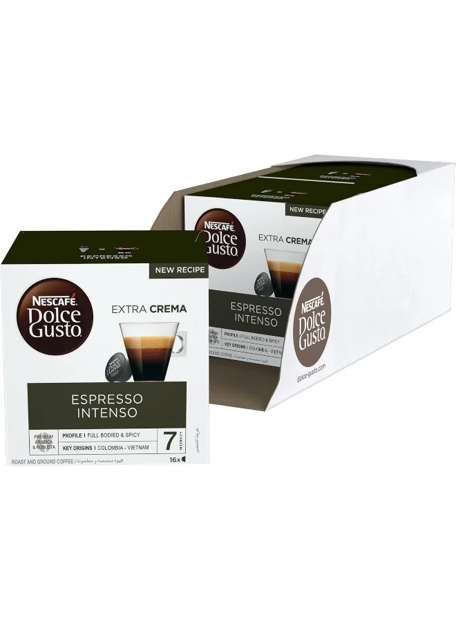Premium Espresso Intenso Coffee Capsules (Pack of 3, 1008g Total) - Rich & Intense Roast j6lj6