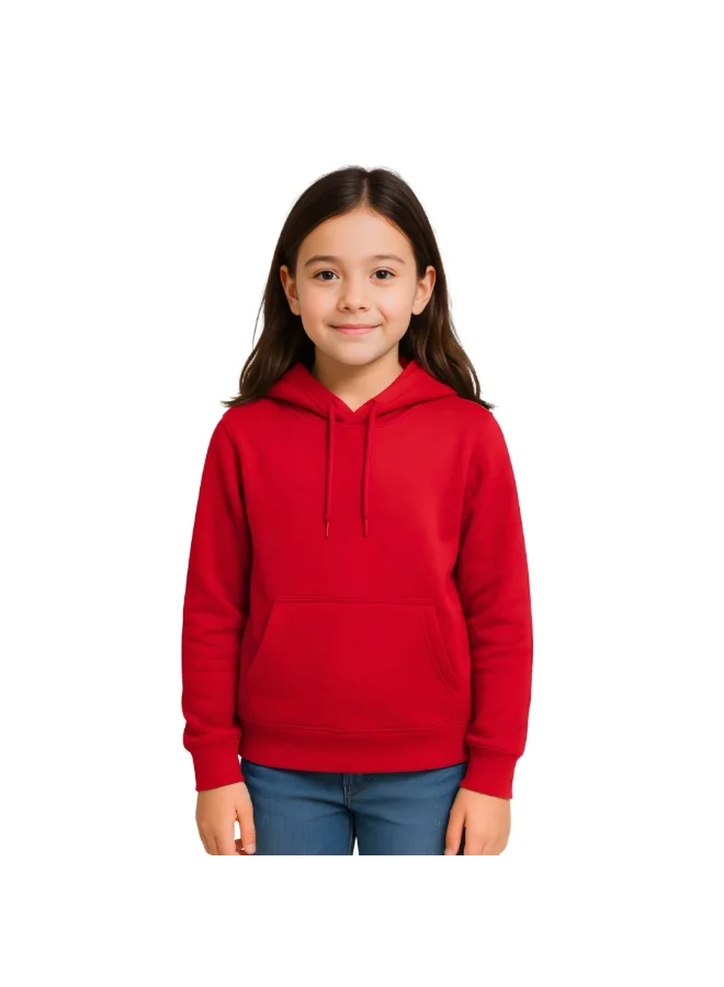 PRINTSHOP4ME Girls Long Sleeve Hooded Pullover With Kangaroo Pocket Premium Soft Cotton Hoodie For School And Daily Wear hh5we