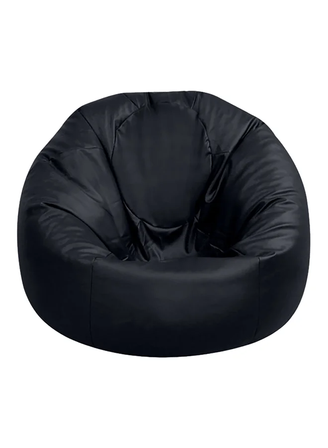 REGAL IN HOUSE Premium Leather Bean Bag Chair (Black, 80x50cm) Comfortable Seating for Living Room grqd6