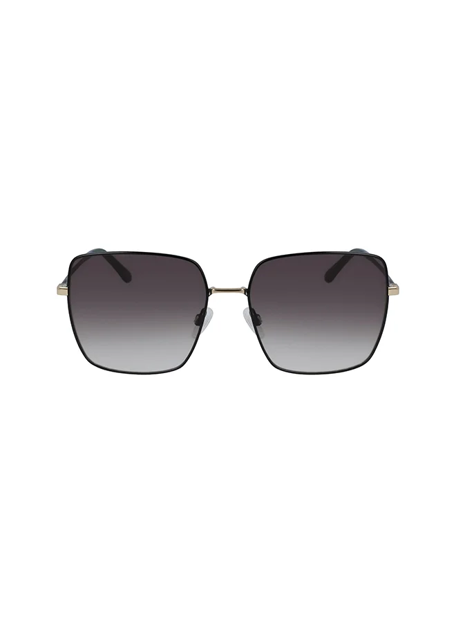 Premium Square Frame Sunglasses Full Rimmed Design for Women (Black, 58 mm) nmsxm