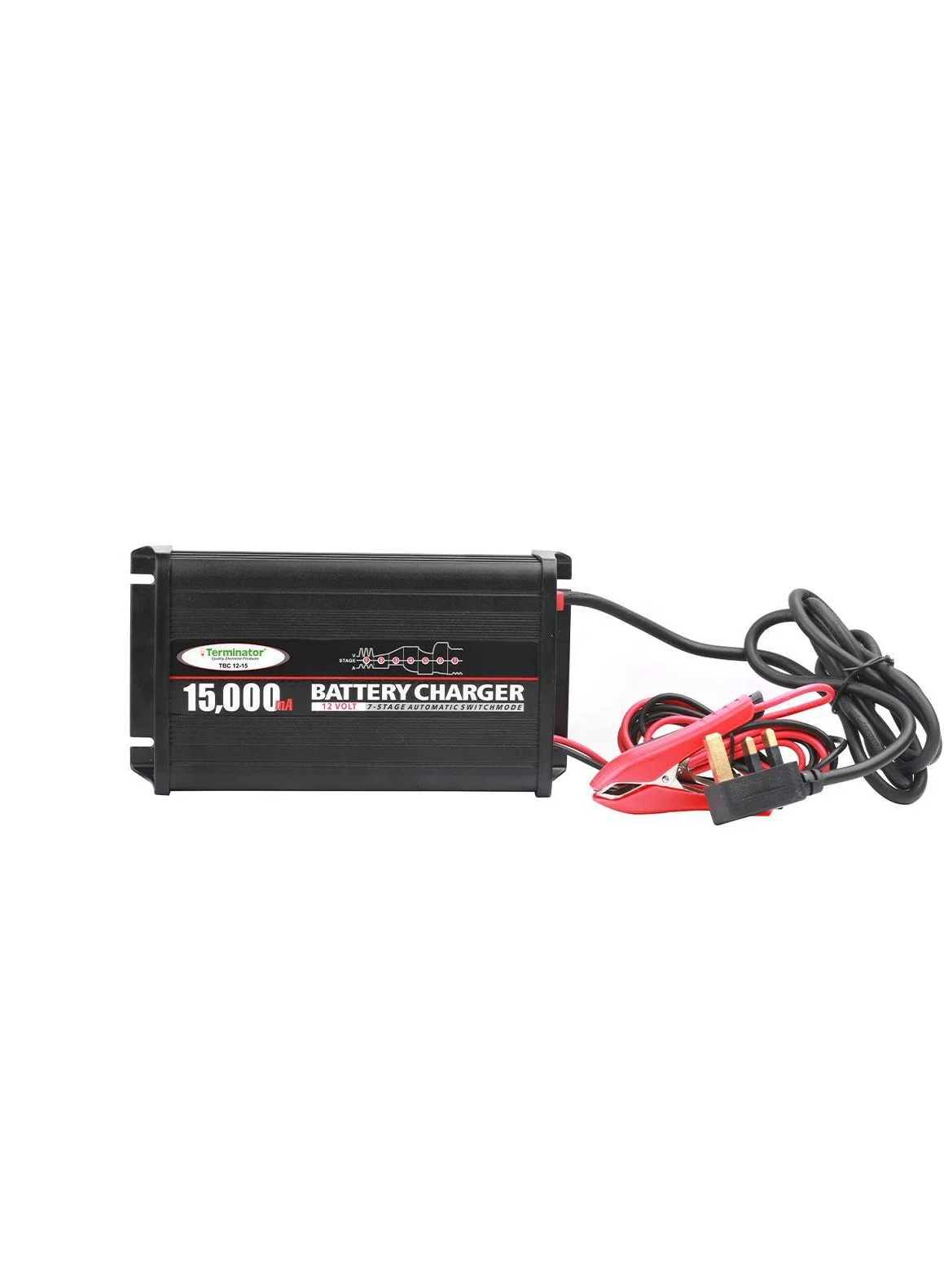 Premium 12V Battery Charger 15A High-Performance Automotive Power Supply (220-240V Input, 415W Output) TBC 12V-15 ss2ie