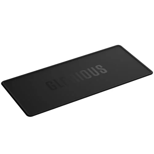 Premium Gaming Keyboard Sound Dampening Mat with Stitched Edges and Non-Slip Base (Black, 360 x 162 x 4mm) e468p