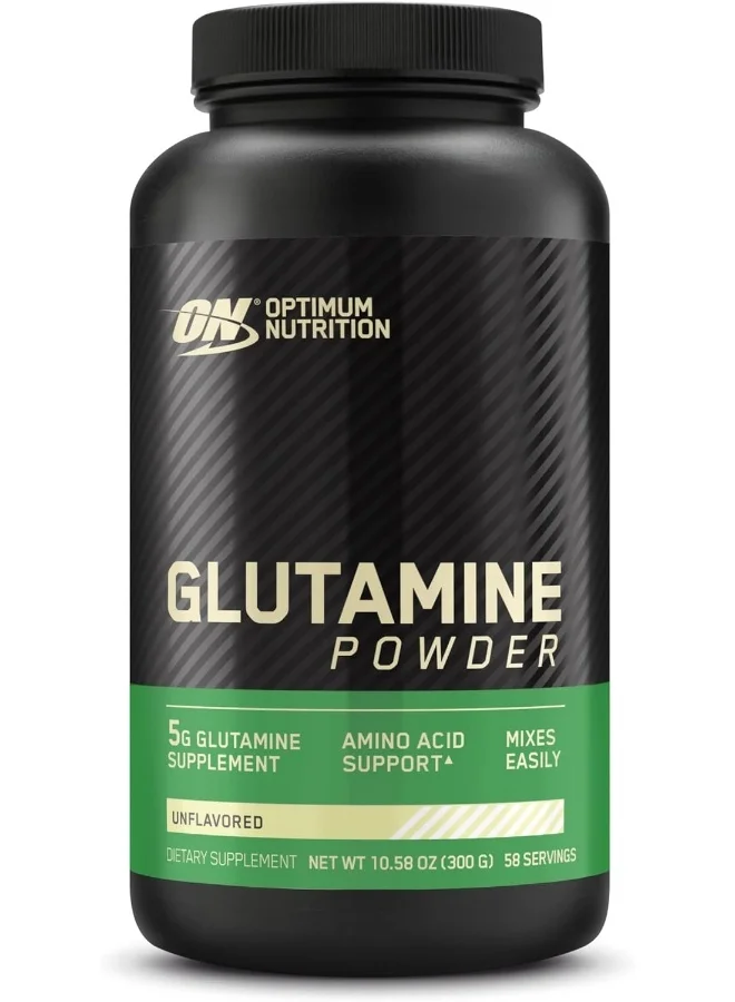 Premium L-Glutamine Muscle Recovery Powder (Unflavoured, 300 g, 58 Servings) 0yj9n