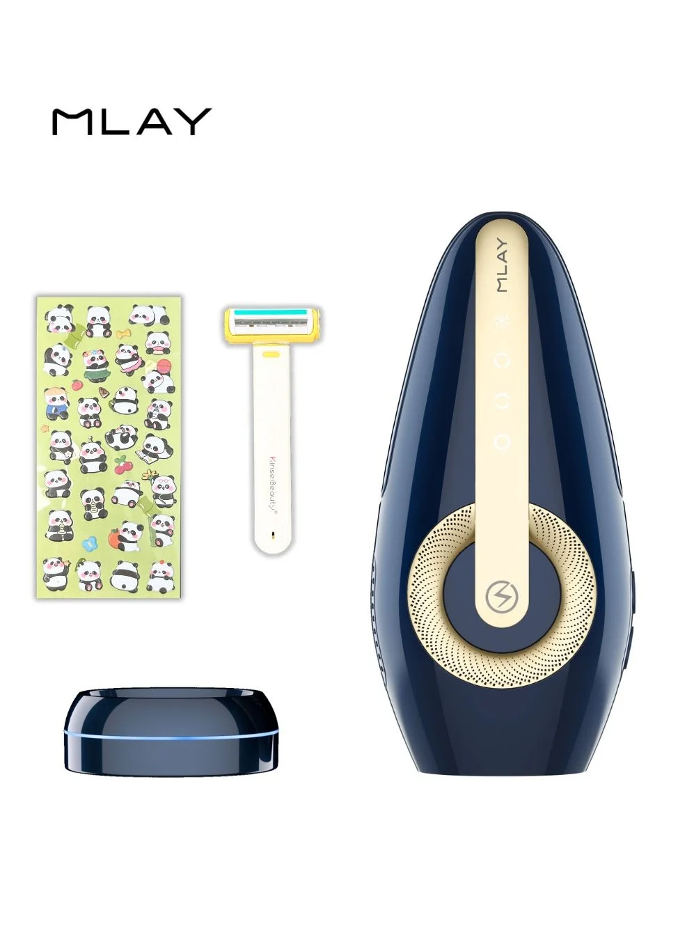MLAY T17 Laser Hair Removal Device, Professional Ice Cooling Epilator with Skin Recognition, Portable Whole-Body Hair Remover for Women and Men (1 Unit) yvmnr