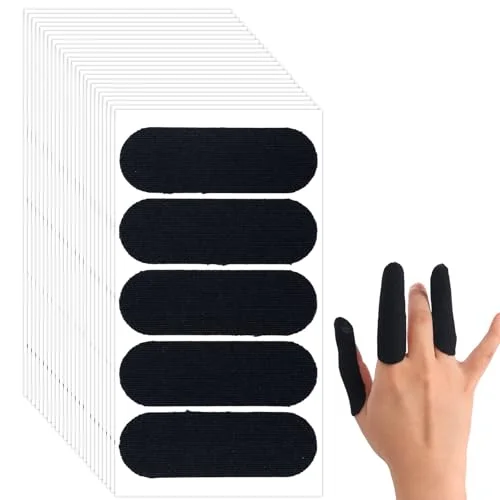 Gosknor Bowling Finger Tape Breathable Elastic Protective Thumb Support for Bowlers (Black, 120 Pieces) 7w58q