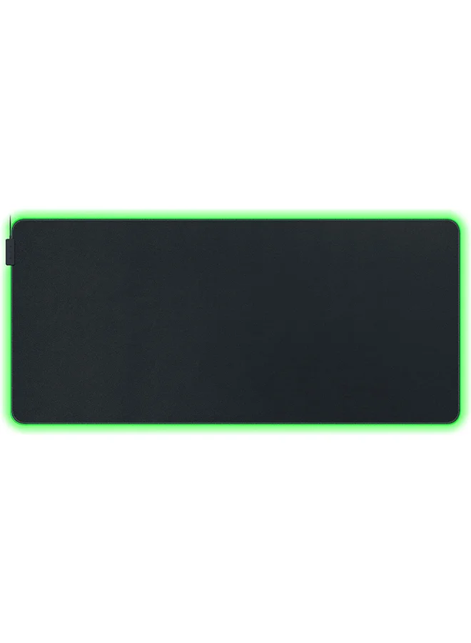Premium RGB Gaming Mouse Pad Extra Large Desk Mat with Micro-Textured Cloth Surface and Non-Slip Rubber Base (Black, 120 cm x 55 cm) 0ywh3