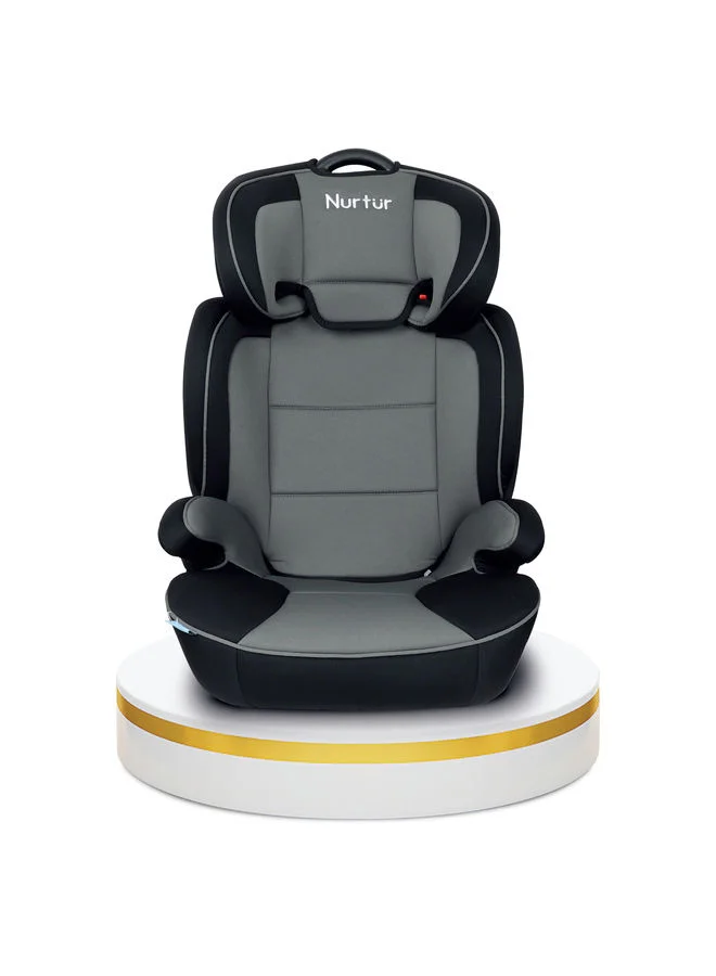 Nurtur 3-in-1 Adjustable Car Booster Seat with 5-Point Safety Harness and Extra Protection (9 Months to 12 Years, Up to 36kg) 8h102