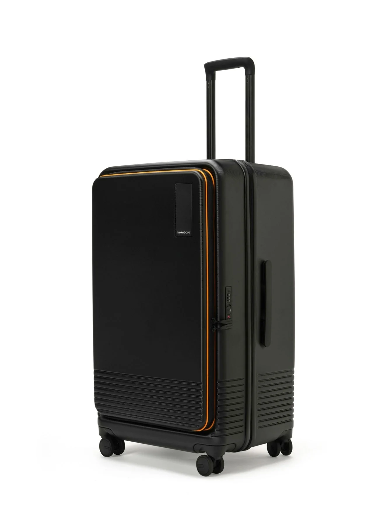 Mokobara Access Trunk Luggage Premium German Makrolon Polycarbonate Hardshell Suitcase (Black, 75 cm) qw9jz