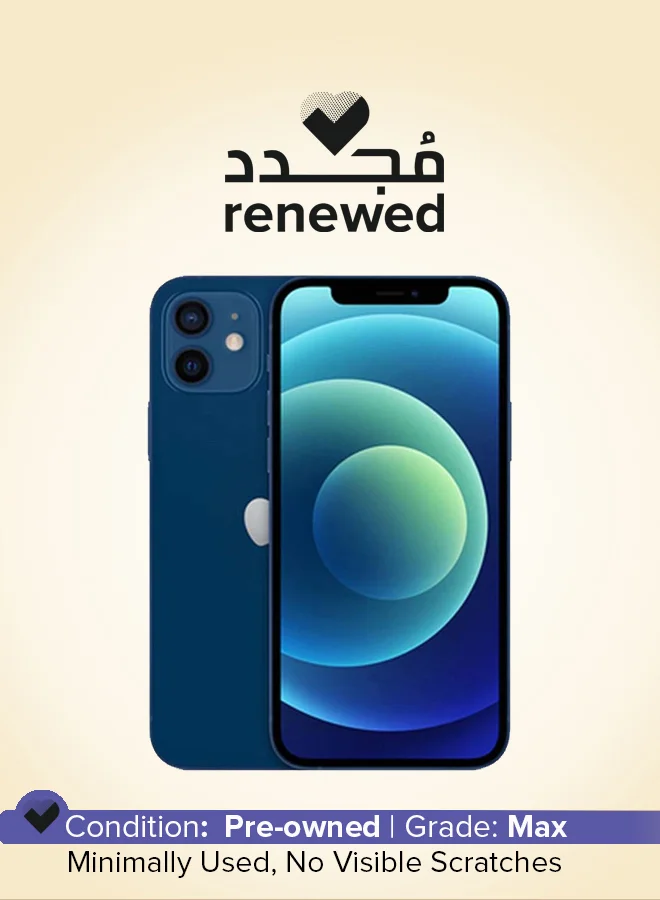 Premium Smart 5G Smartphone 64GB 6.1-inch Display (Blue, 64GB) pqj2b
