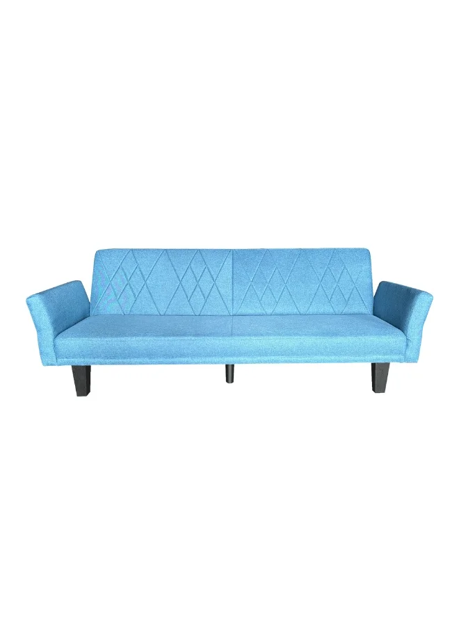 Zayana Convertible 3-Seater Sofa Bed with High-Density Foam and Premium Fabric Upholstery (Grey, 180 cm) wwbcs