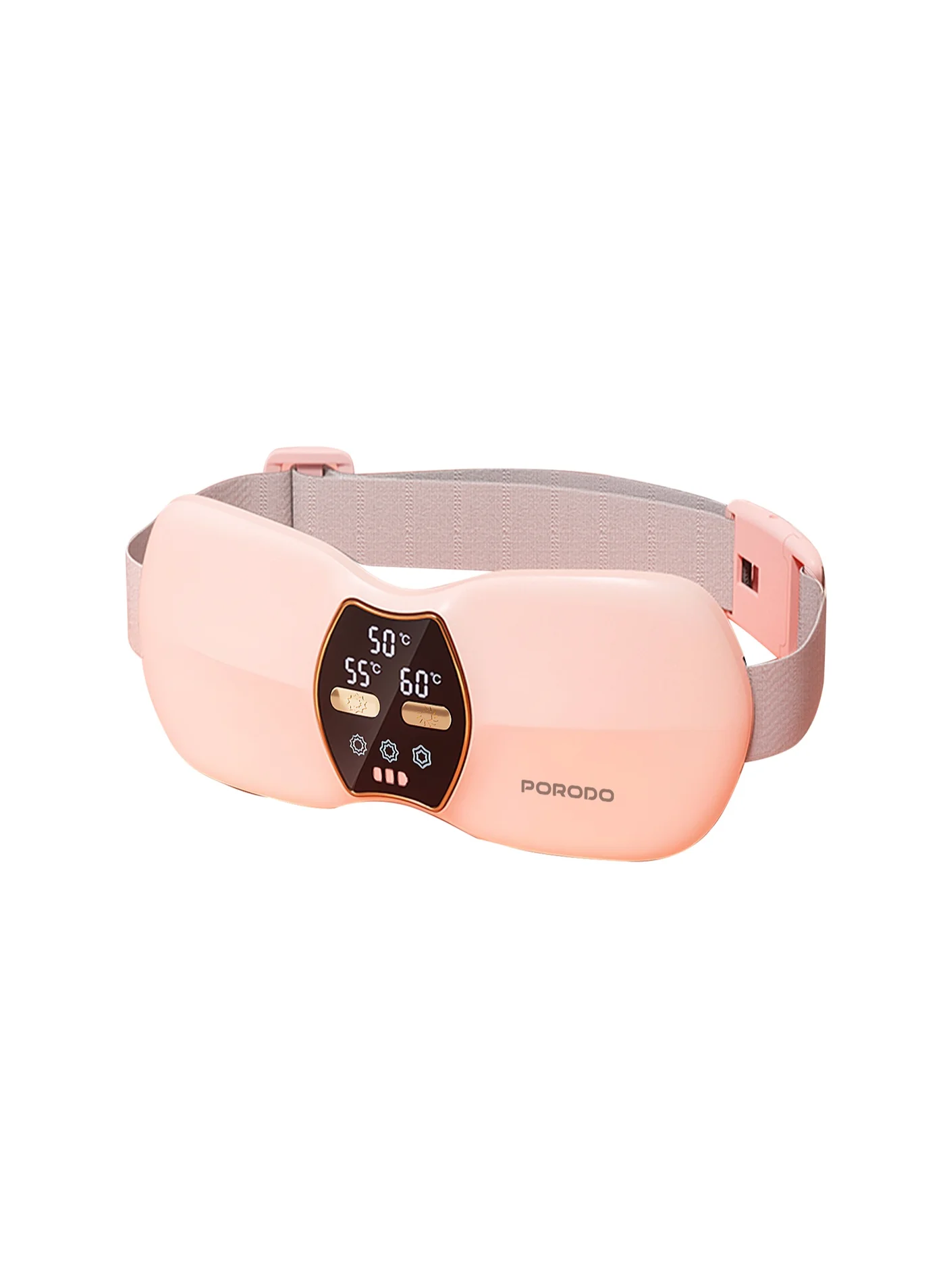 Porodo Cordless Heat Wave Massage Pad with Vibration Therapy (Pink, 2500mAh) x3tlq