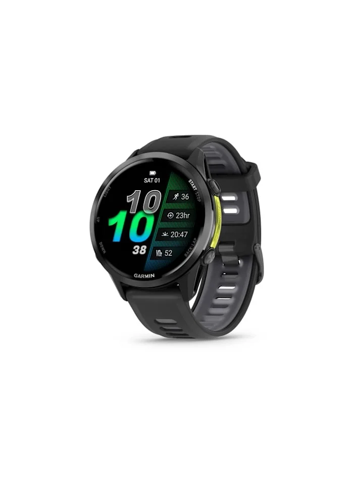 Premium Multisport GPS Smartwatch with AMOLED Display and Titanium Bezel (Carbon Gray, 47 mm) jgj41