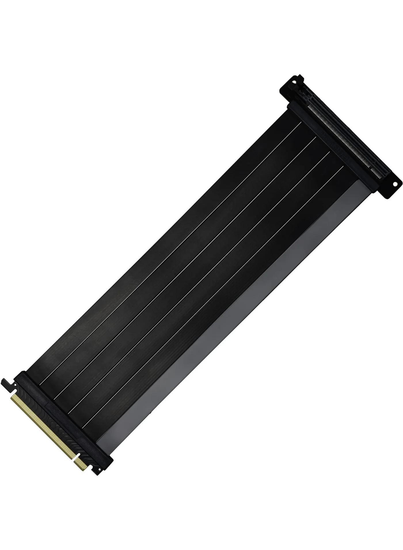 Green Tiger PCIe 4.0 x16 Riser Cable (300mm) Ultra Flexible EMI Shielded Extension Cable for Gaming PC Build (Black) oslt7