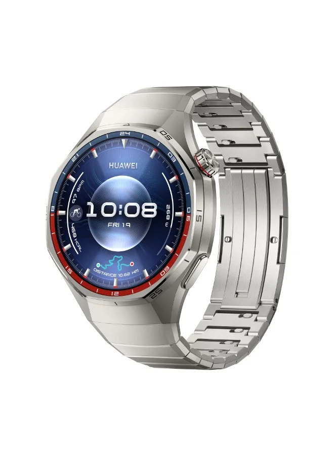 Smart GT 6 Pro Smartwatch Titanium Case 1.47-inch Display Health and Fitness Tracker (46mm) yyp87
