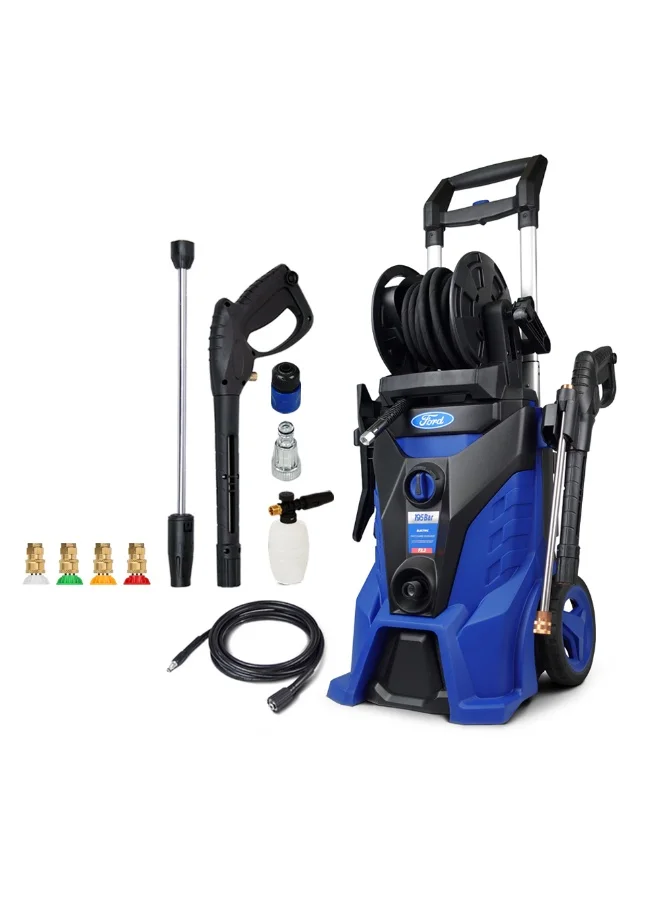 Premium Electric Pressure Washer 2500W 195 Bar High-Pressure Cleaning System for Home and Automotive Use (2500W) qc93e
