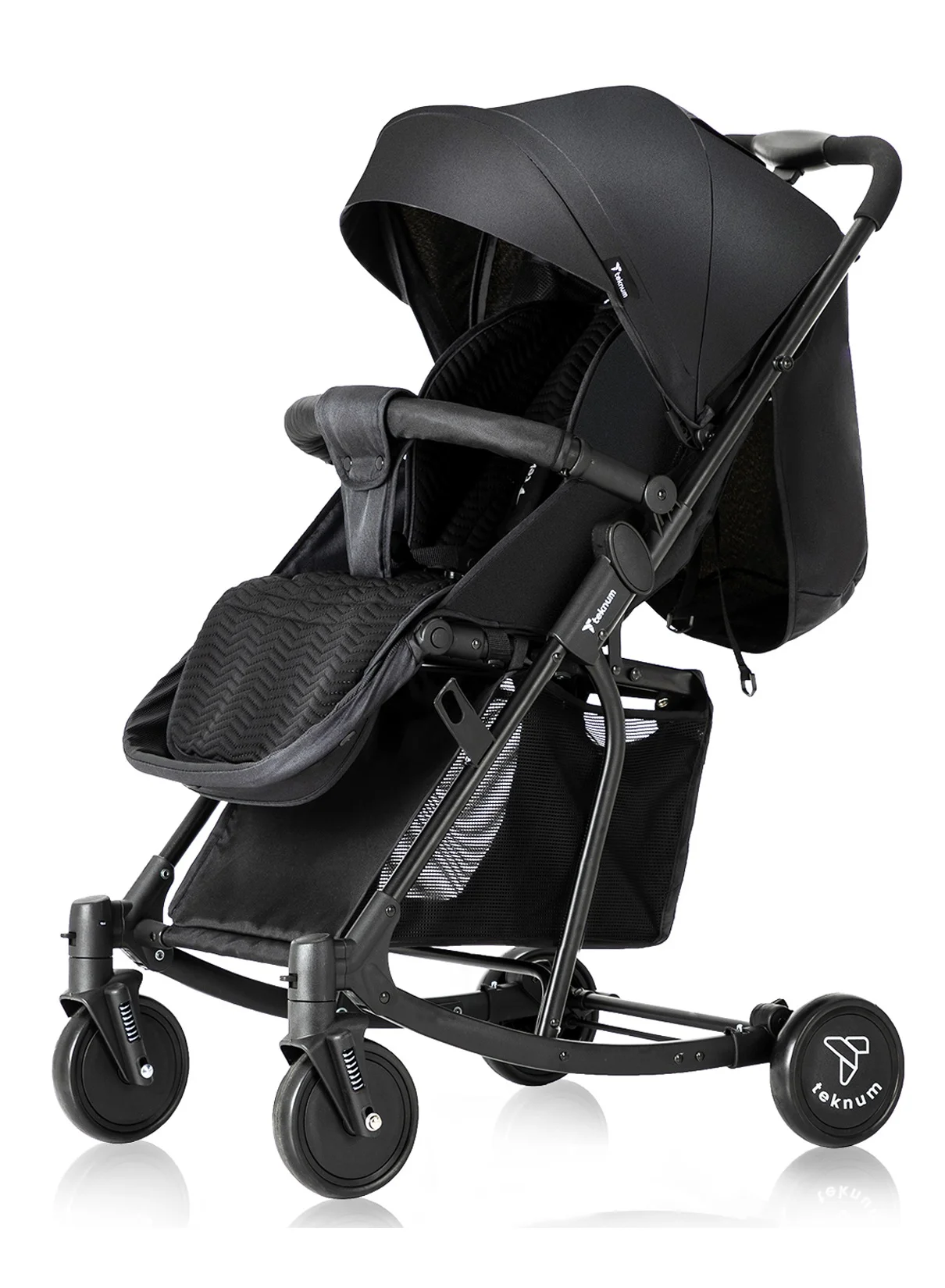 TEKNUM 2-in-1 Glide Stroller Premium Foldable Travel System (Black, One Size) yeu7g