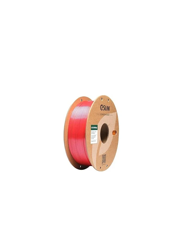 Premium Dual-Color Silk PLA 3D Printing Filament (1.75mm, 1kg) Gradient Red Gold Co-Extrusion Material for 3D Printers ayti9