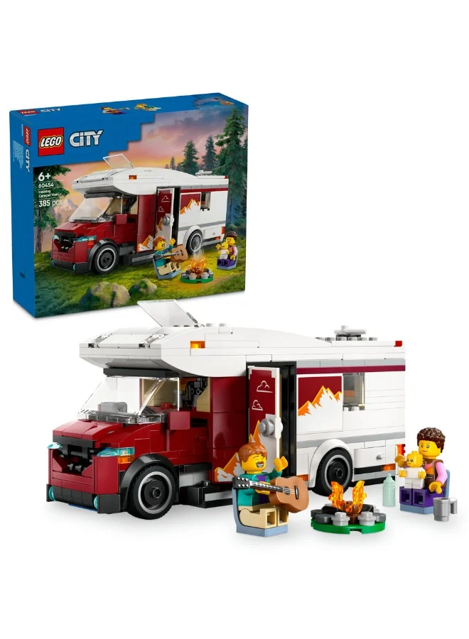 Building Blocks Holiday Adventure Camper Van Vehicle Construction Set (385 Pieces, 6+ Years) 016yk