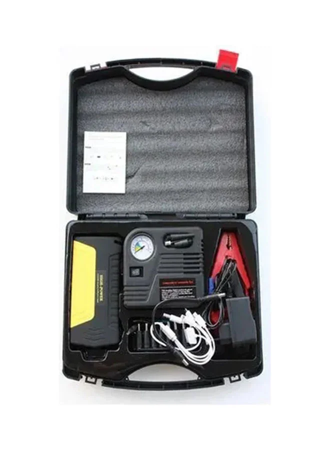 Arabest Portable Jump Starter with Air Compressor 12V Emergency Power Pack for Automotive Roadside Assistance djjq9